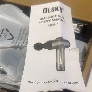Olsky massage gun.